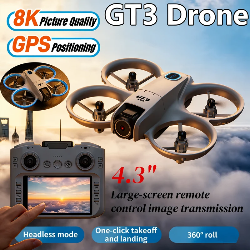 Hot 2026 GT3 MAX Drone 8K HD 4 - Drone Video Production review and price