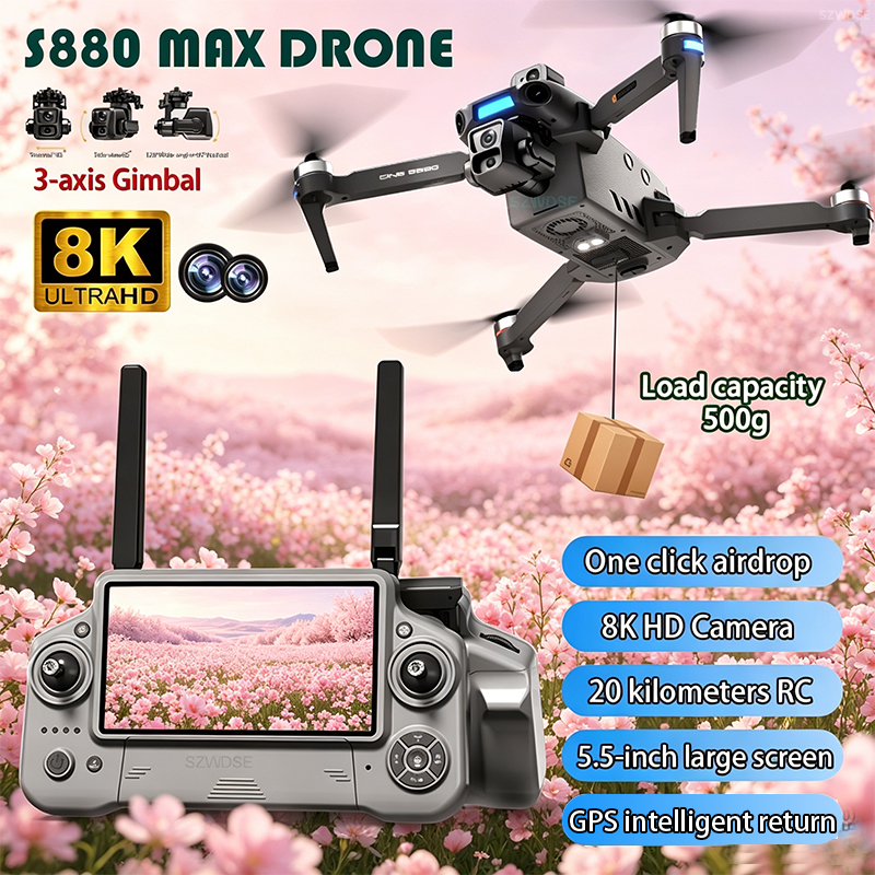 2026 New 8K Dual Camera Drone  - Drone Mapping review and price