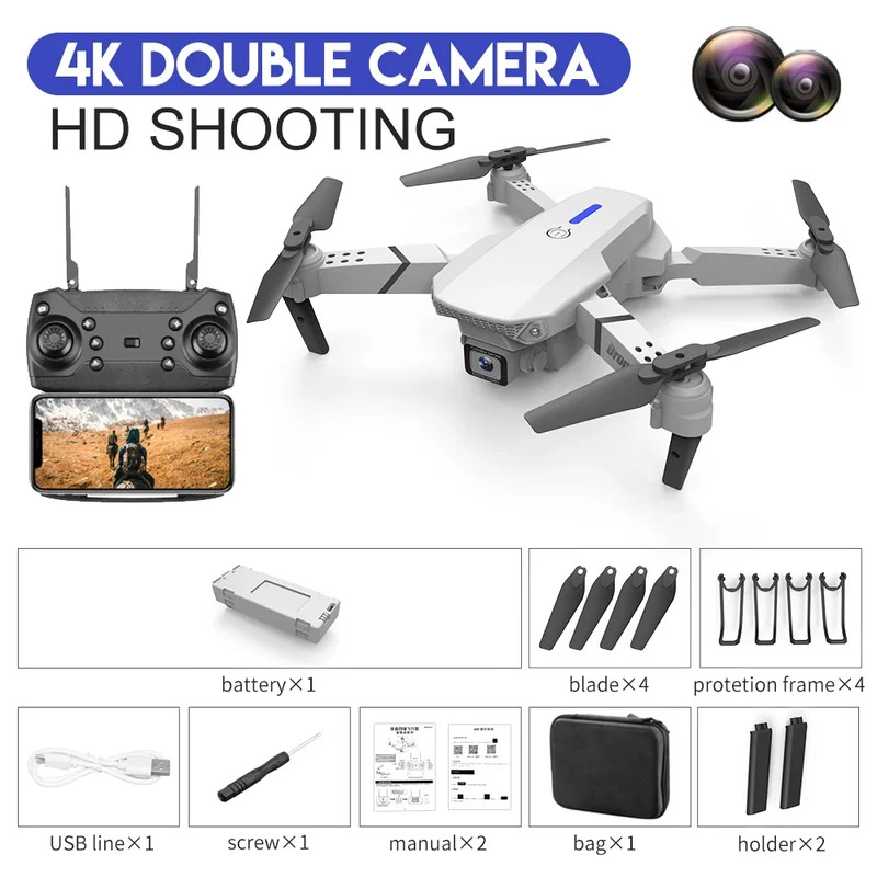 E88 ProIntelligent Folding Dro - Drone Aerial Photography review and price