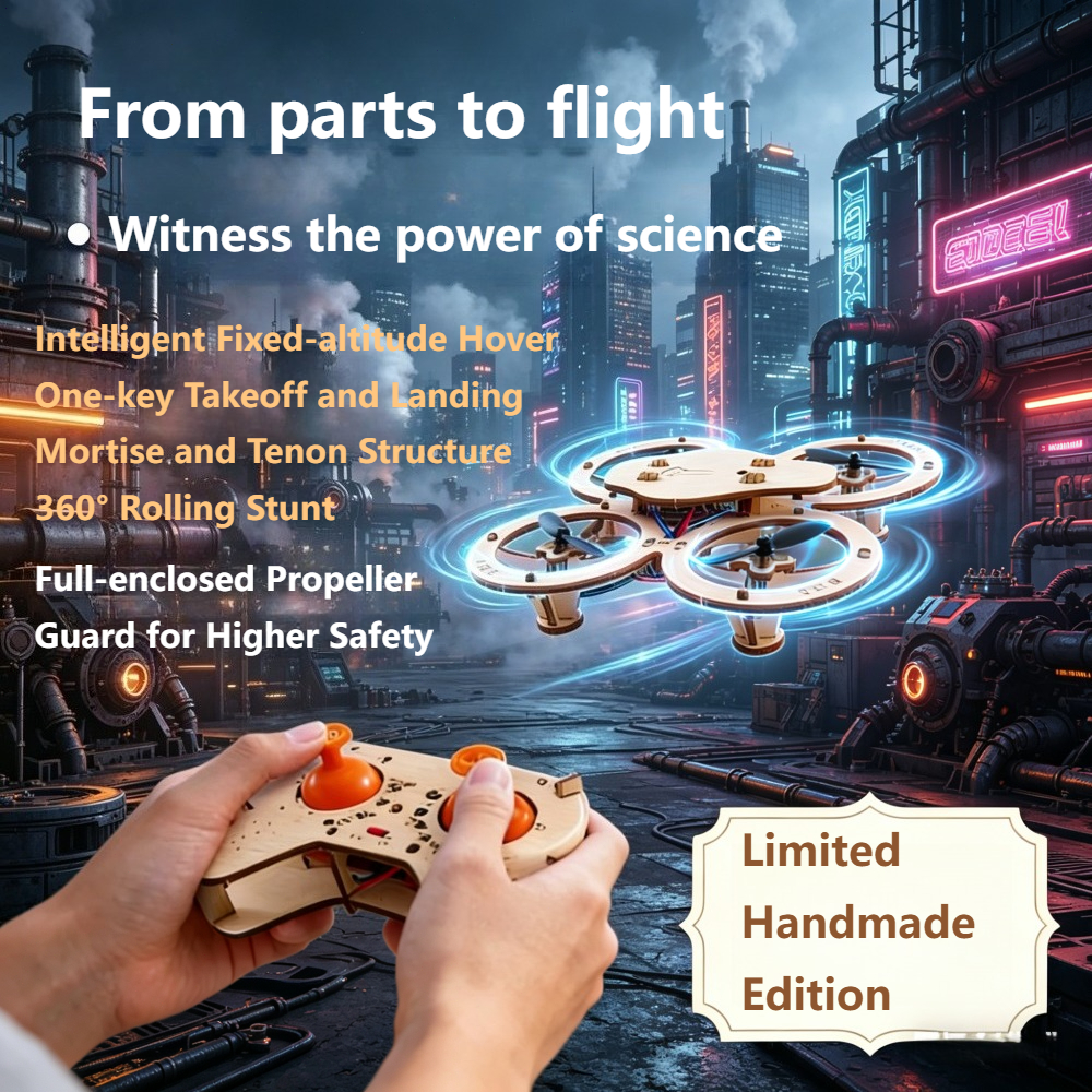 2026 New Wooden DIY Assembled  - Drone Aerial Photography review and price