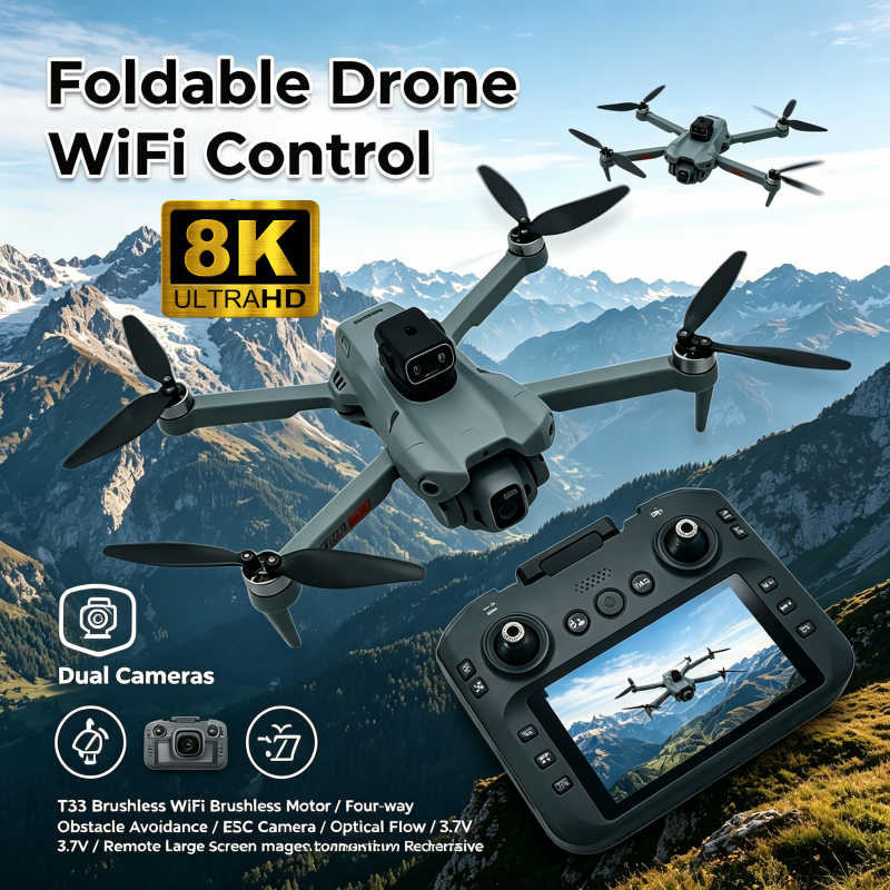 2026 New T33 RC Drone 8K Camer - Drone Mapping review and price