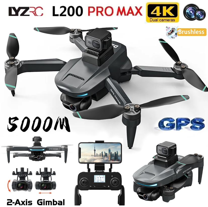 L200 Pro MAX GPS Drone 4K Prof - Drone Multispectral review and price