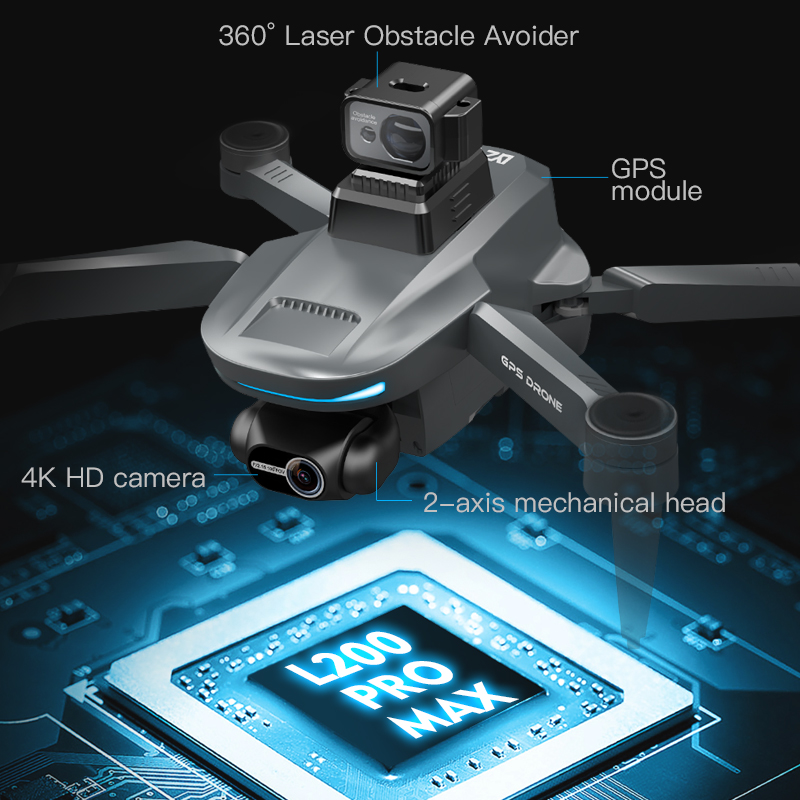 L200 Pro MAX GPS Drone 4K Prof - Drone Multispectral review and price