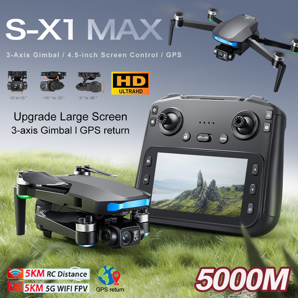 New S-X1 MAX Drone GPS 8K Prof - Drone Multispectral review and price