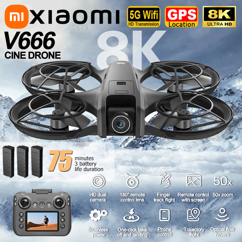 Xiaomi V666 Drone 8K Aerial HD - Drone Mapping review and price