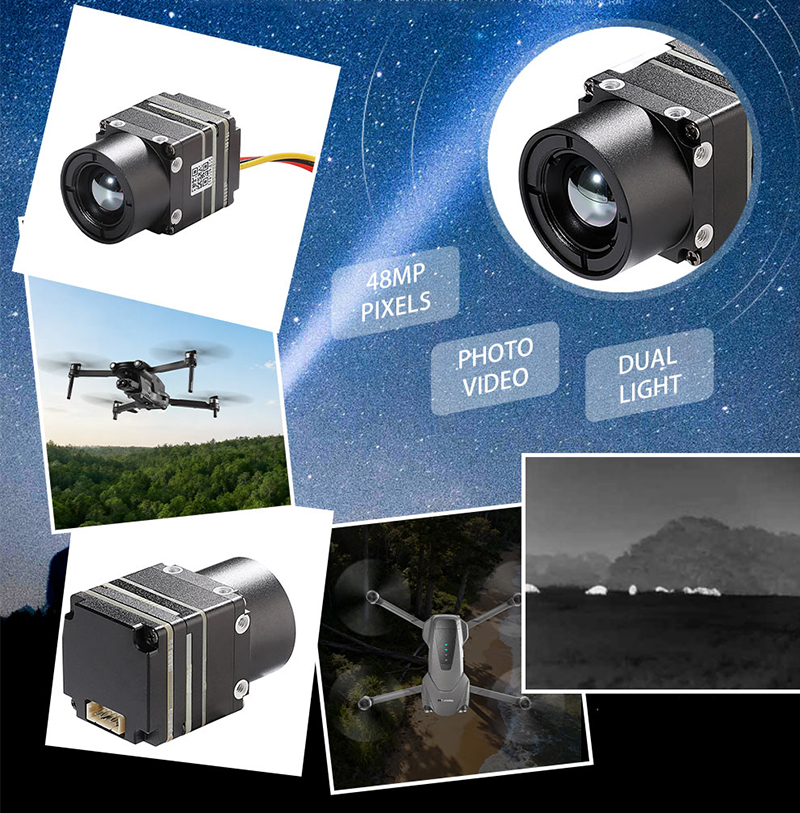 New Arrival 640x512 FPV Drone  - Drone Thermal Imaging review and price